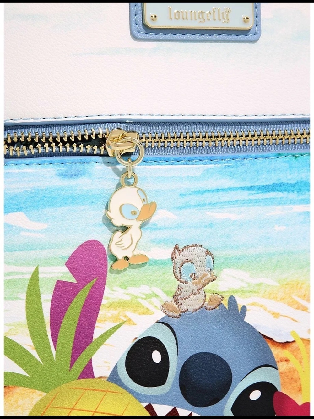NWT Loungefly Disney Lilo & Stitch with Ducklings Mini Backpack - Exclusive - Picture 4 of 7